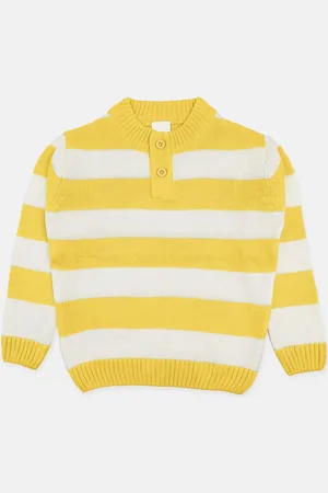 CHKOKKO Boys Striped Woollen Pullover