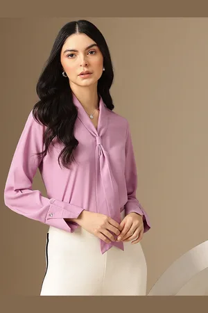 Chemistry Crepe Shirt Style Top