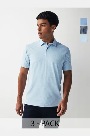Next Pack of 3 Polo Collar T-Shirts