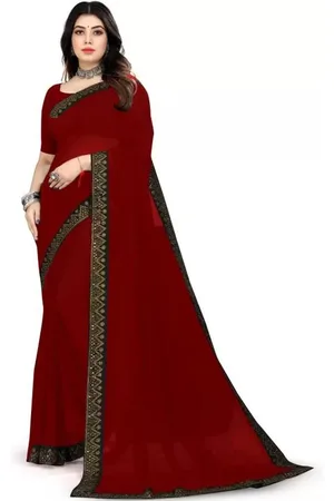 Florence Beads and Stones Pure Georgette Saree