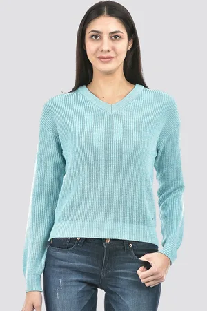NUMERO UNO Self Designed V-Neck Acrylic Pullover