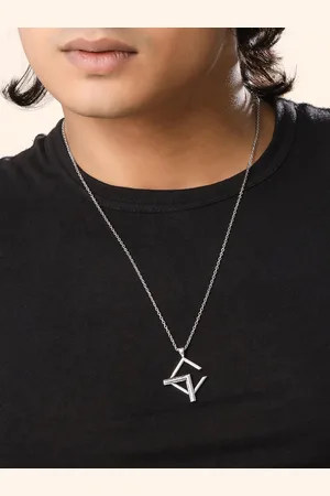Kicky And Perky 92.5 Sterling Silver Pendant With Chain