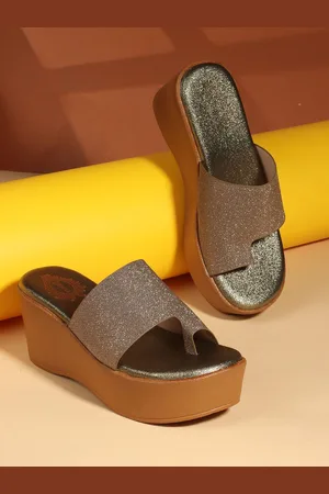Denill Women Embellished Flatform Sandals