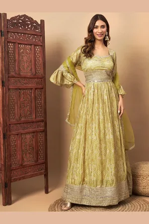 Chhabra 555 Embellished Gown Maxi Ethnic Dresses With Dupatta