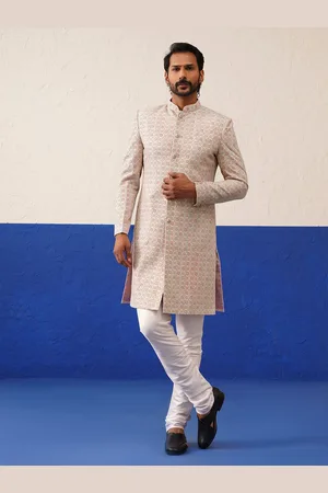 TheEthnic.Co Men Embroidered with Surface Thread Embroidery