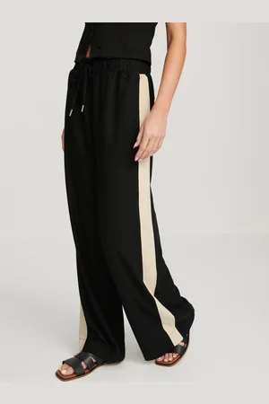 Next Women Side Striped Wide Leg Trousers
