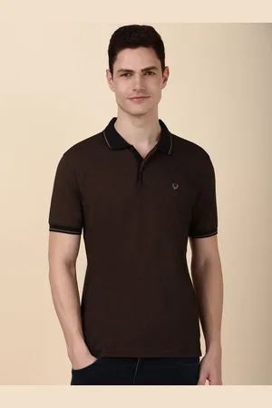 Allen Solly Men Solid Polo Collar T-shirt