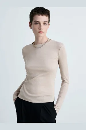 MANGO Women Knitted T-shirt