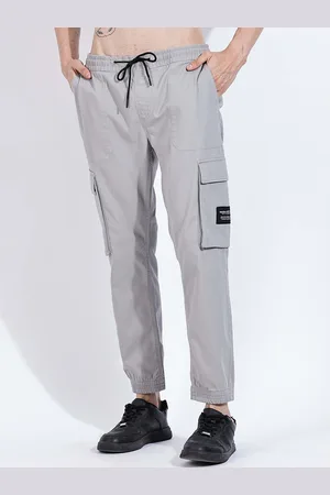 HERE&NOW Men Slim Fit Mid - Rise Cargo Joggers