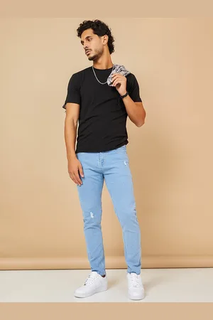 Styli Men Light Distress Skinny Fit Jeans