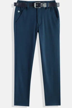 CAVIO Boys Wrinkle Free Chambray Trousers