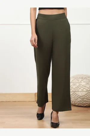 Biba Women Relaxed Low-Rise Parallel Trousers