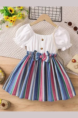 Miss & Chief Embellished A-Line Dress
