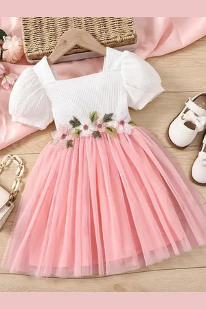 Miss & Chief Embellished A-Line Dress