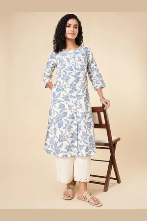 Pantaloons Floral Printed A-Line Kurta