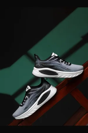 JQR Men Mesh Air Cooled Memory Foam Running Non-Marking Sports Shoes