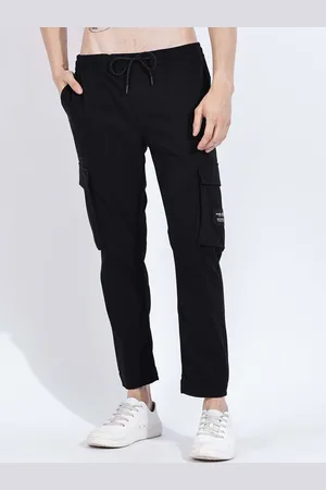 HERE&NOW Men Slim Fit Mid - Rise Cargo Joggers