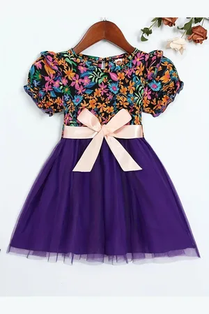 Miss & Chief Embellished Net A-Line Dress