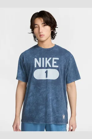 Nike Men Brand Logo Printed Round Neck Cotton Casual T-shirt