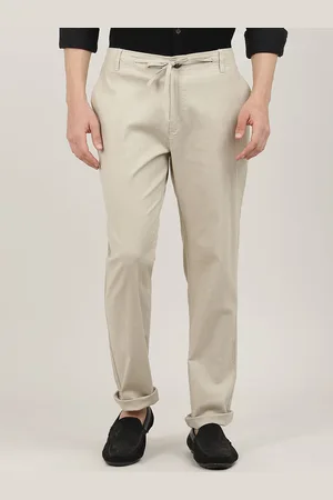 DRAGON HILL Men Urban Slim Tapered Fit Chinos Trousers