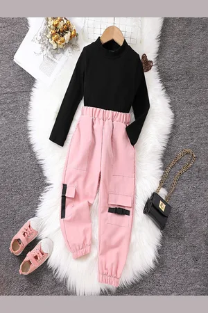 YK Girls Long Sleeves Top With Joggers Clothing Set