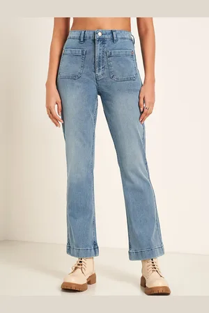 Pantaloons Women High-Rise Light Fade Jeans