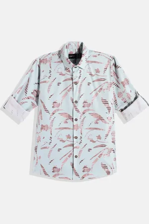 CAVIO Boys Comfort Abstract Printed Casual Shirt