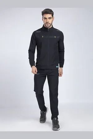 SPORT SUN Men Mock Collar Jacket with Trackpant Tracksuits