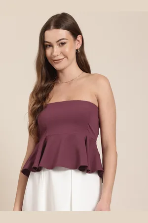 HERE&NOW Peplum Tube Top
