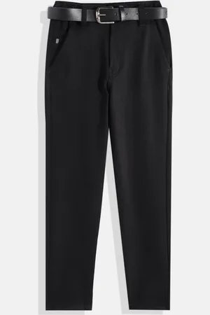 CAVIO Boys Wrinkle Free Chambray Trousers