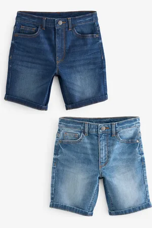 Next Boys Set of 2 Cotton Washed Denim Shorts
