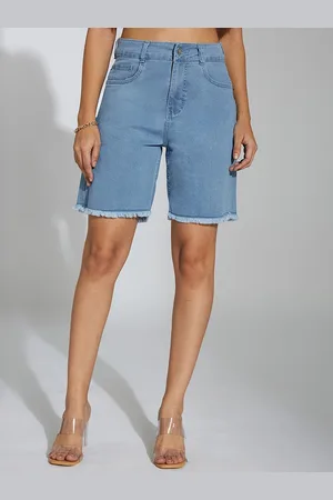 Miss Chase Women High-Rise Denim Shorts