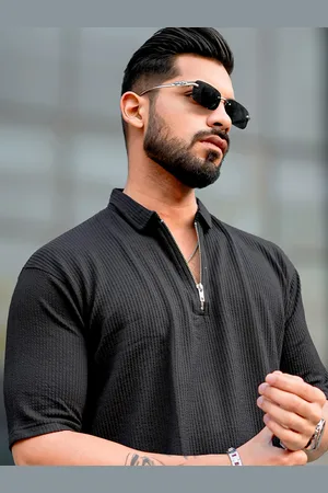 Maniac Men Polo Collar T-shirt