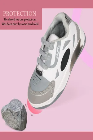 BAESD Kids Printed Suede Sneakers