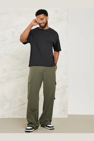 Styli Relaxed Fit Nylon Cargo Pants