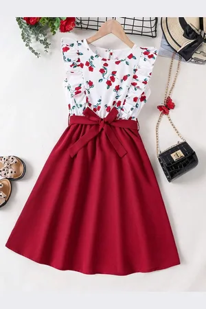 Miss & Chief Embellished A-Line Dress