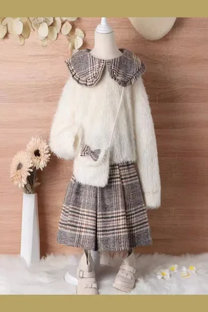 YK Girls Top With Skirt