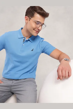 Nautica Pure Cotton Polo Collar T-shirt