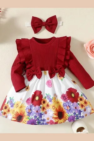 Miss & Chief Embellished A-Line Dress