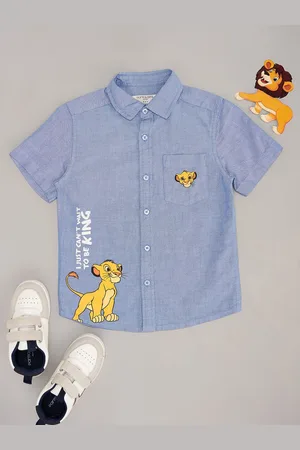 Pantaloons Boys Spread Collar Graphic Printed Cotton Casual Shirt