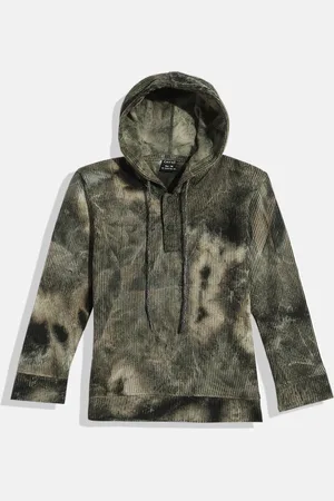 CAVIO Boys Abstract Printed Hooded Sweatshirt