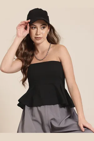HERE&NOW Peplum Tube Top
