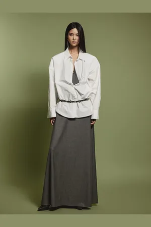 BAESD Women Relaxed Fit Spread Collar Solid Cotton Casual Shirt