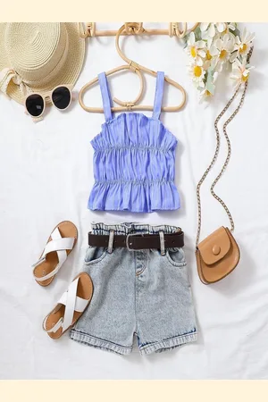 YK Girls Top With Shorts