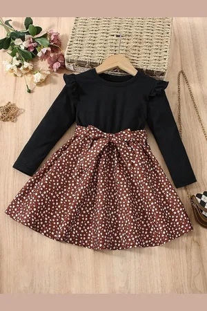 Miss & Chief Embellished A-Line Dress