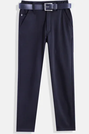 CAVIO Boys Wrinkle Free Chambray Trousers