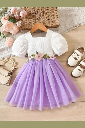 Miss & Chief Embellished A-Line Dress