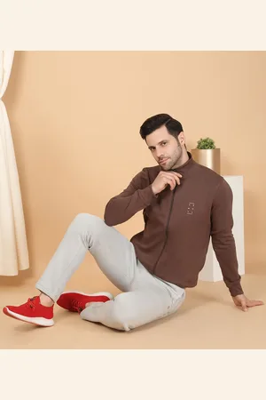Sweet Dreams Men Fleece Mock Collar Sweatshirt