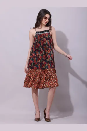 DEBONATELLA Women Floral Printed A-Line Dress