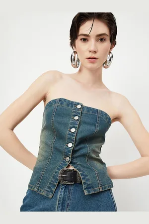Max Collection Women Cotton Crop Tube Top